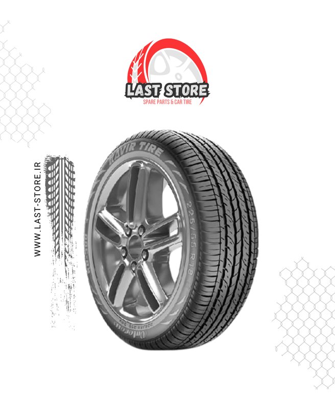 لاستیک کویر تایر 225/55R18 گل KB88 مناسب خودروهای کراساوور و سدانهای لوکس